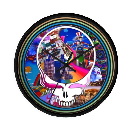 Discover Dead and company sphere inspired Unisex Jersey Short Sleeve Wall Clocks
