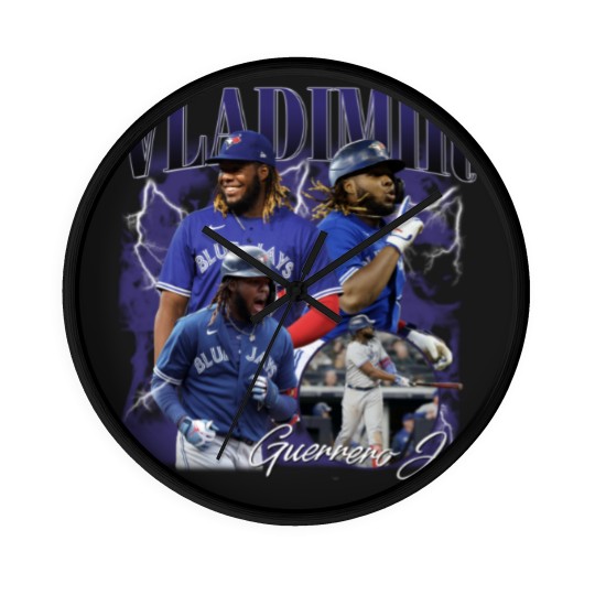 Discover Vintage Vla.dimir Guerrero Jr Baseball Wall Clocks