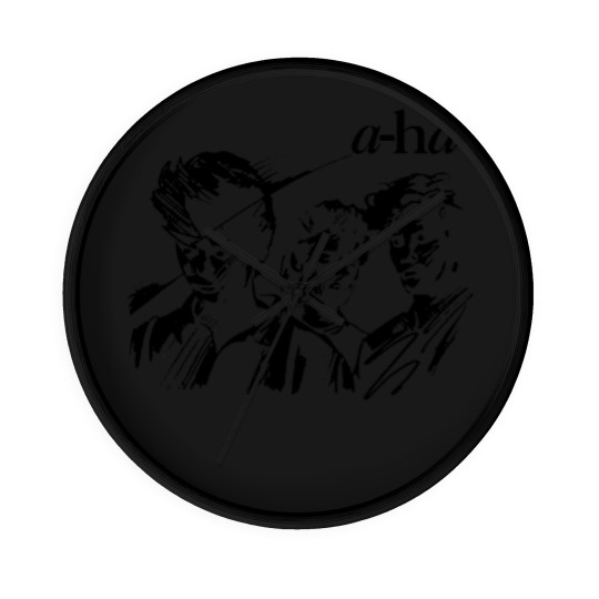 Discover A Ha A-ha Pop Band Designs A Ha A-ha Pop Band Designs Wall Clocks