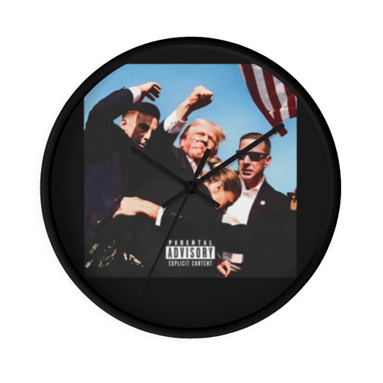 Discover TRUMP Album Cover Shooting Wall Clocks