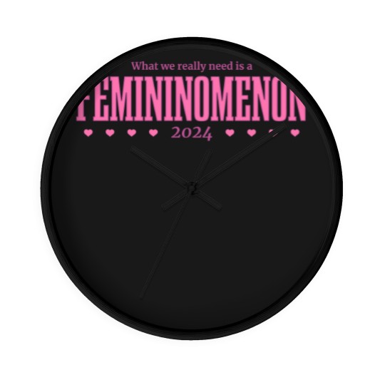 Discover Femininomenon 2024 Wall Clocks, Madam President Wall Clocks, Kamala Wall Clocks, chappel roan