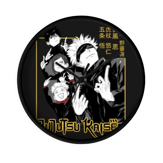 Discover Jujutsu Satoru dark - Jujutsu Satoru - Wall Clocks