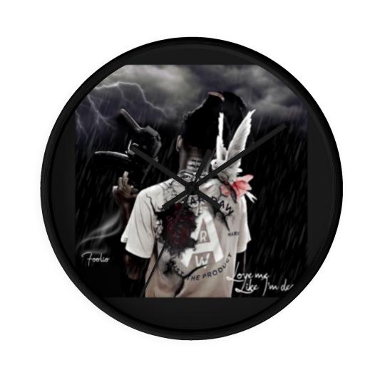 Discover Foolio rapper love me memory Wall Clocks