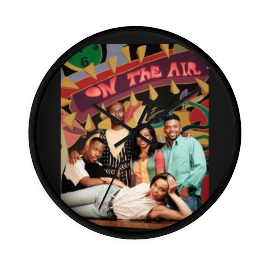 Discover Black 90s sitcom Wall Clocks