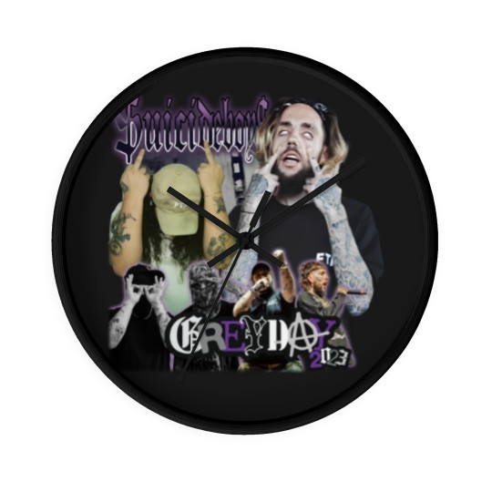 Discover Suicideboy 90s Vintage Wall Clocks, Suicideboy Bootleg Wall Clocks, Suicideboy