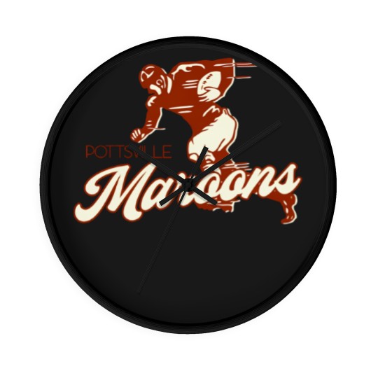 Discover Defunct Pottsville Maroons Football Team Wall Clocks Wall Clocks