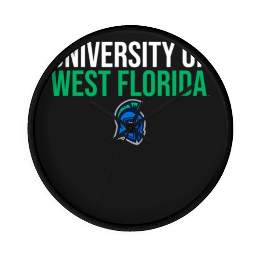 Discover university of west florida uwf argonauts stacked Wall Clocks