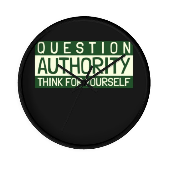 Discover Question Authority Wall Clocks