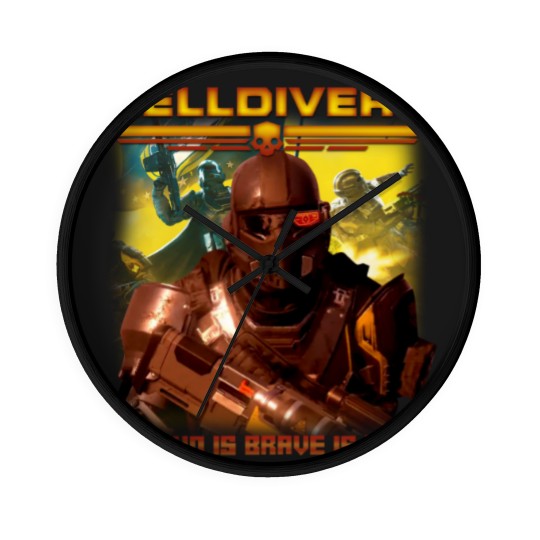 Discover Helldivers Vintage 90s Wall Clocks, Helldivers 2 Wall Clocks, Helldivers Vintage Wall Clocks