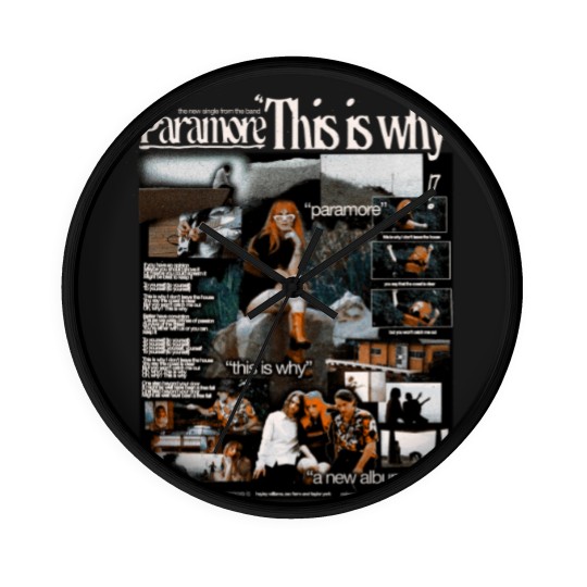 Discover Vintage This is Why Wall Clocks, Paramore This is Why Wall Clocks, Paramore Tour 2023 Wall Clocks