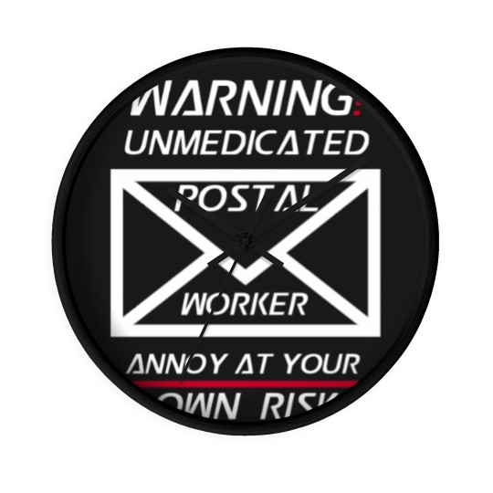 Discover Funny Postal Worker Gift - Wall Clocks