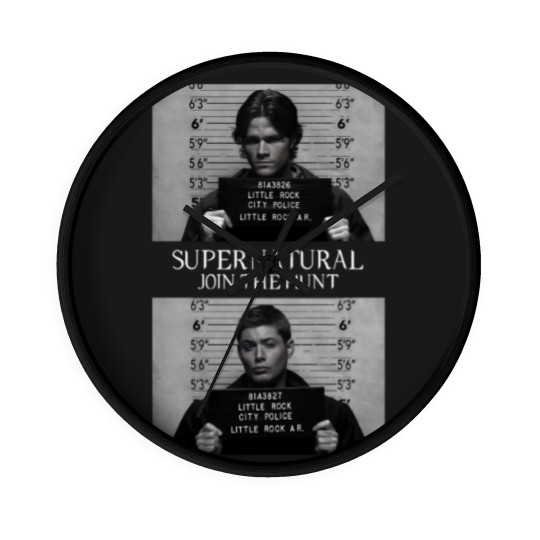 Discover Supernatural Mugshots Wall Clocks