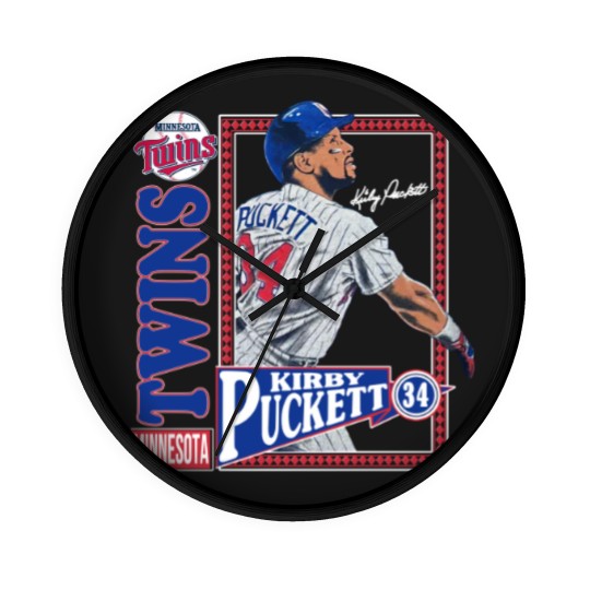 Discover 1992 Kirby Puckett Twins Wall Clocks