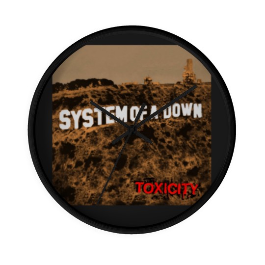 Discover Toxicity SYSTEM OF DOWN Wall Clocks