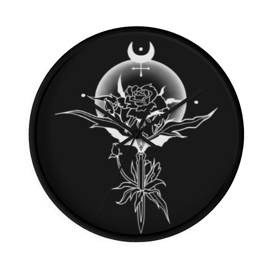 Discover Dimitrescu Daughters Inspired Tattoo Symbol Bela Daniela Cassandra From Resident Evil Village White Wall Clocks