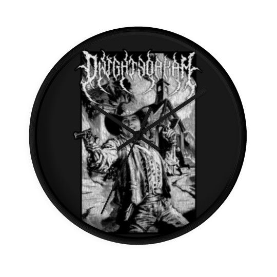 Discover Dwight Yoakam Gunslinger Black Metal Wall Clocks