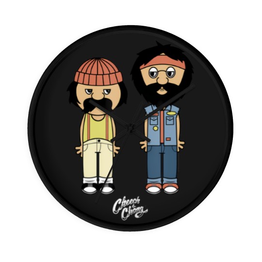 Discover cheech chong toon style full bodies with classic logo t Wall Clocks