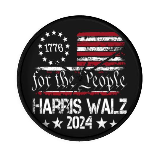 Discover Harris walz, Harriswalz, Harris, walz, Harris walz 2024 Wall Clocks