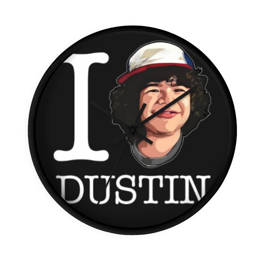 Discover Stranger Things I Love Dustin - Stranger Things Dustin - Wall Clocks