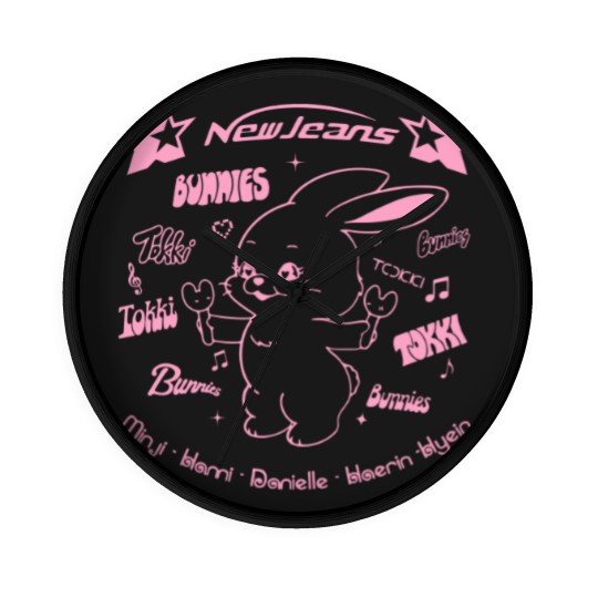 Discover NewJeans Kpop Wall Clocks, NewJeans Merch, NewJeans Wall Clocks