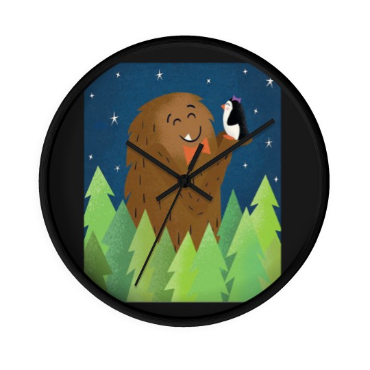 Discover sneaky sasquatch Classic(1) Wall Clocks