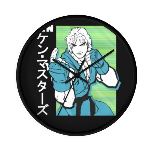 Discover Street Fighter Ken Wall Clocks