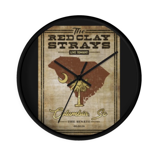 Discover Red Clay Strays Wall Clocks