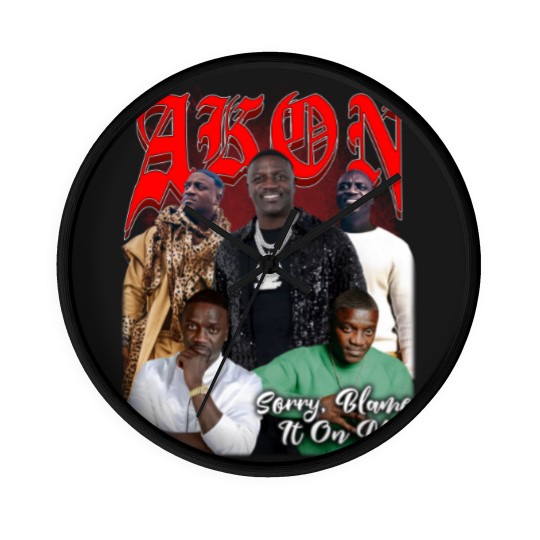 Discover Akon The Superfan Tour 2024 Wall Clocks