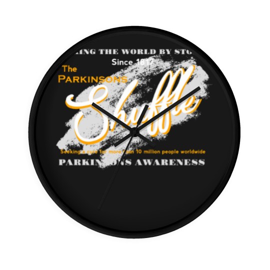 Discover The Parkinsons Shuffle - Parkinsons Awareness Wall Clocks
