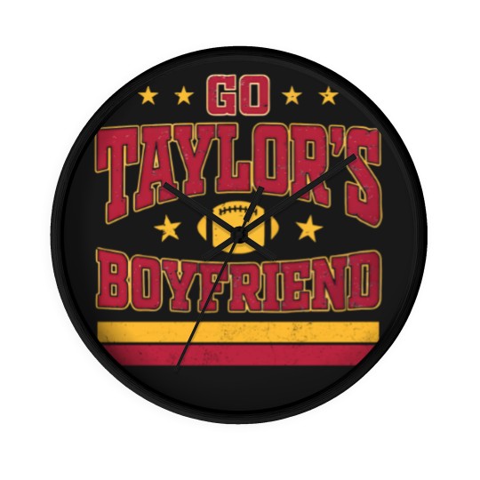 Discover Go Taylors Boyfriend Wall Clocks, Swift Kelce Wall Clocks