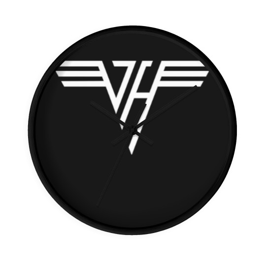 Discover van christmas halen, van band halen, van punk rock halen, van metal band halen, van guitar halen, van eddie halen, van legendary halen, van cool halen, van funny halen, van cute halen, van hot teacher halen Wall Clocks