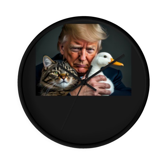 Discover Pets for Trump Wall Clocks - Protect Our Pets - Save Our Pets - Pets For Trump - Wall Clocks