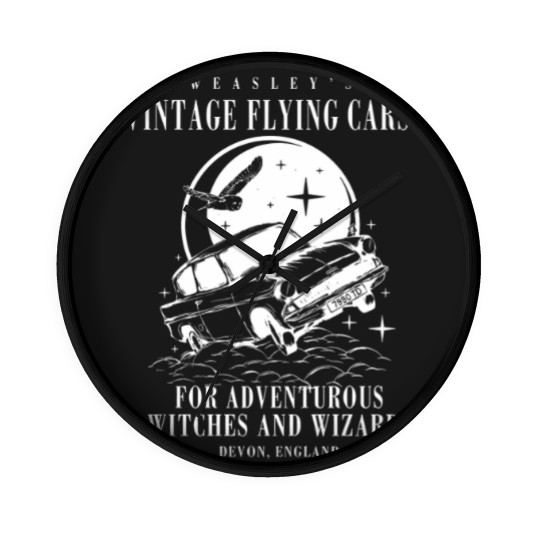 Discover Vintage Flying Car Wall Clocks, Potter Gifts, Weasley Wall Clocks