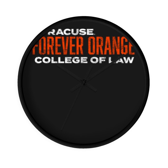 Discover syracuse university college of law Wall Clocks
