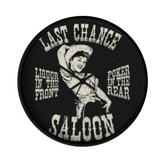 Discover Last Chance Saloon Wall Clocks