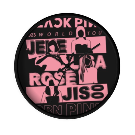Discover Blackpink World Tour Wall Clocks, Pink Blackpink Wall Clocks, Blackpink Merch Wall Clocks, in Your Area Album