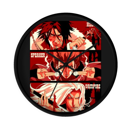 Discover The Hunter , The Speaker and The Vampire Wall Clocks