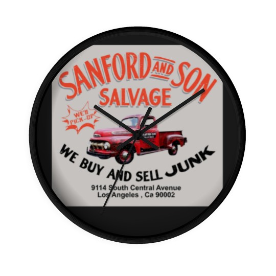 Discover Sanford and Son Salvage Worn Truck Wall Clocks