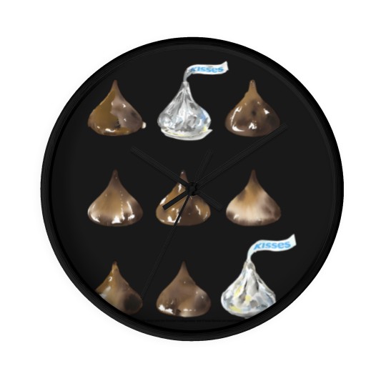 Discover Hersheys Kisses Multiple Grid Design Wall Clocks
