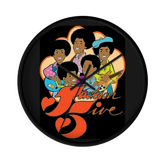 Discover Vintage Jackson 5 70s Cartoon Retro Vintage Style Distressed Wall Clocks