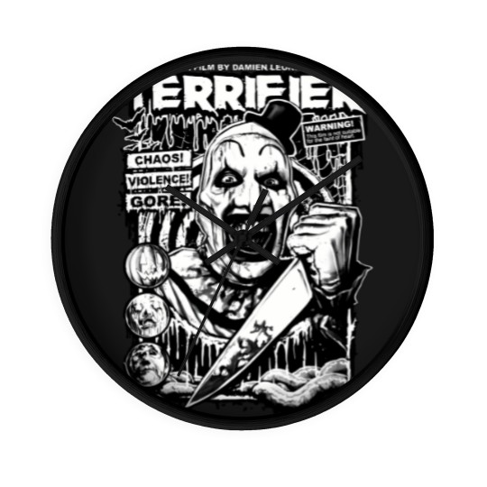 Discover Terrifier A Damien Leon Film Wall Clocks