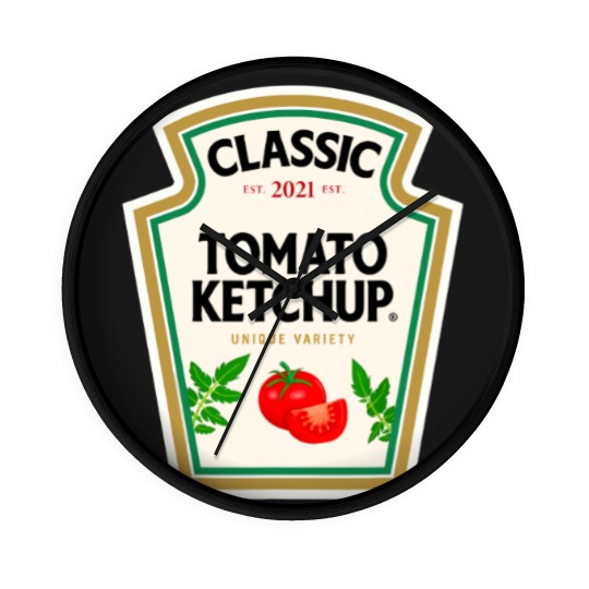 Discover Ketchup Halloween Costume Tomato Matching Halloween Ketchup Wall Clocks