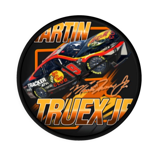 Discover martin truex jr blister Wall Clocks