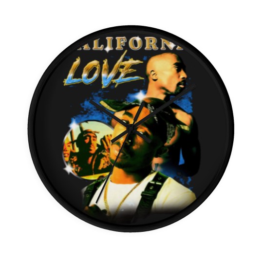 Discover California Love 2Pac Vintage Style Wall Clocks