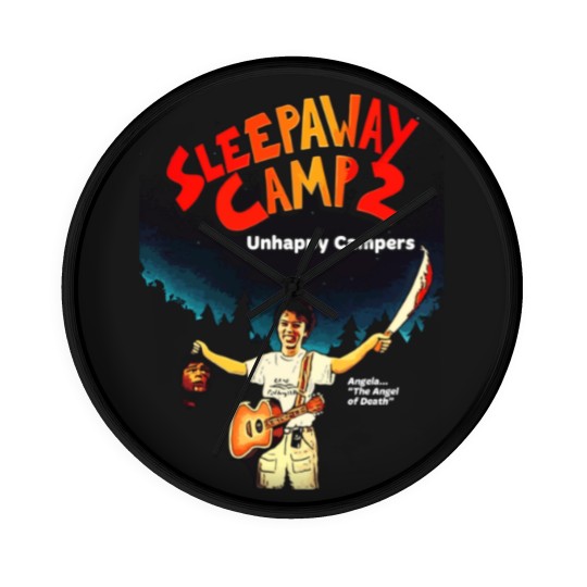 Discover Sleepaway Camp II Unhappy Campers Wall Clocks