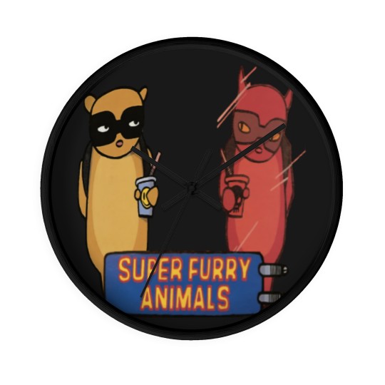 Discover Super Furry Animals Wall Clocks