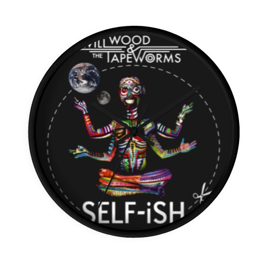 Discover Selfish Self-ish Will Wood Wall Clocks