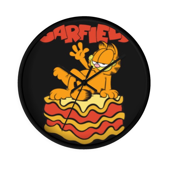 Discover Garfield Lasagna Slice Garfield Pose Wall Clocks