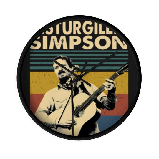 Discover Sturgill Simpson Retro Vintage Unisex Wall Clocks, Sturgill Simpson Music Wall Clocks