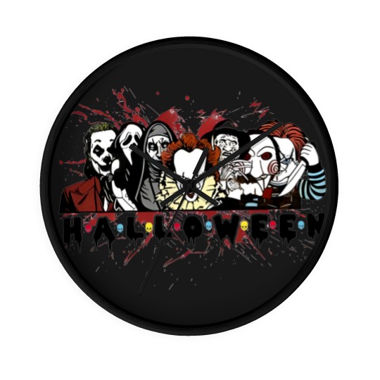 Discover Halloween Horror Wall Clocks, Halloween Horror Movie Wall Clocks, Scary Halloween Wall Clocks
